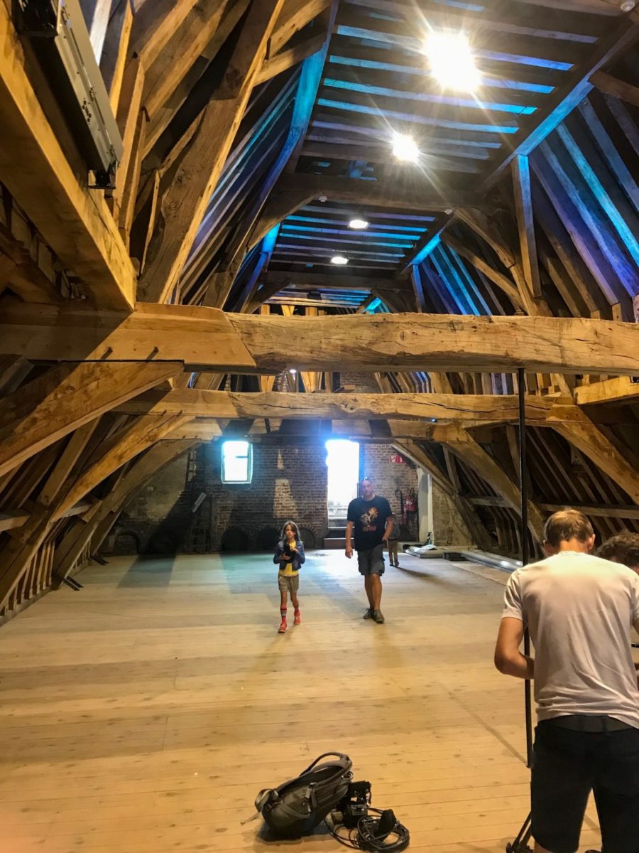 De zolder van het belfort