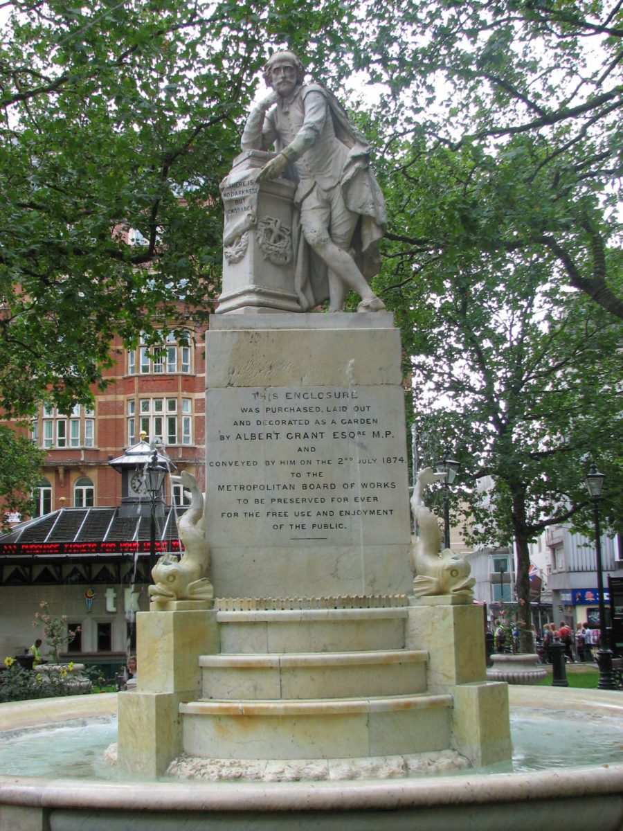 William Shakespeare op Leicester square
