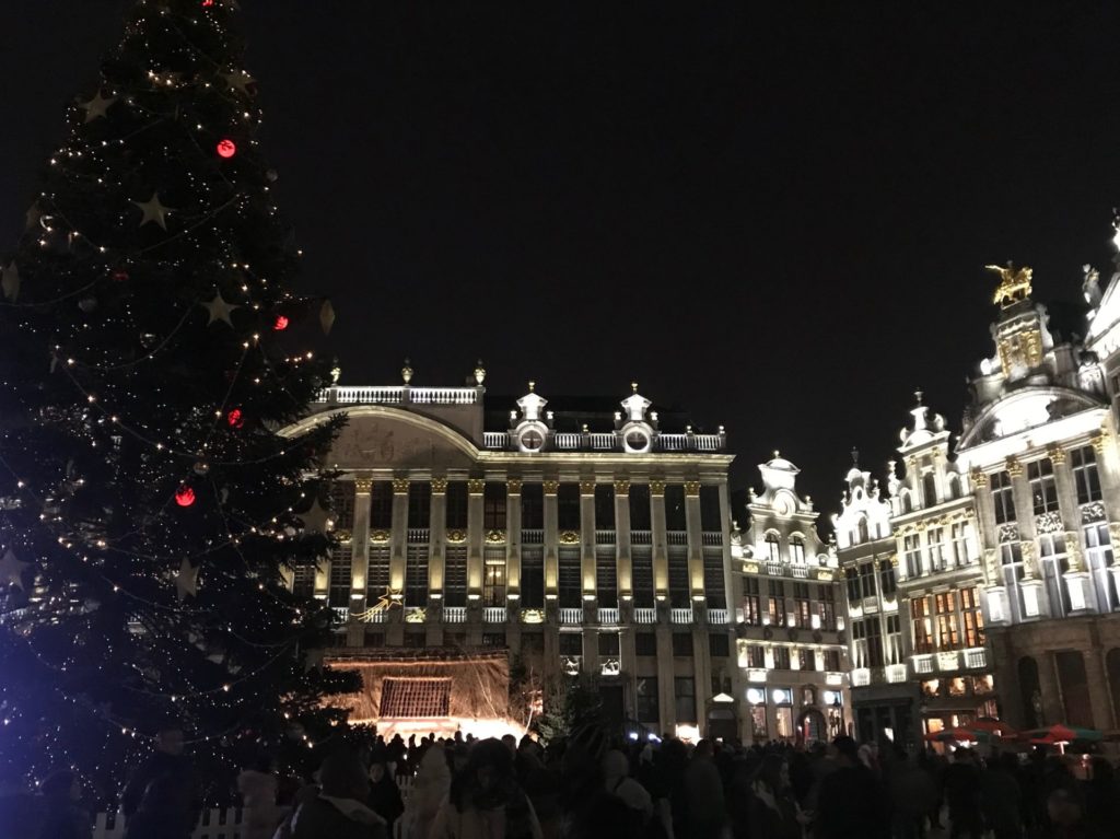 Kerstsfeer in Brussel