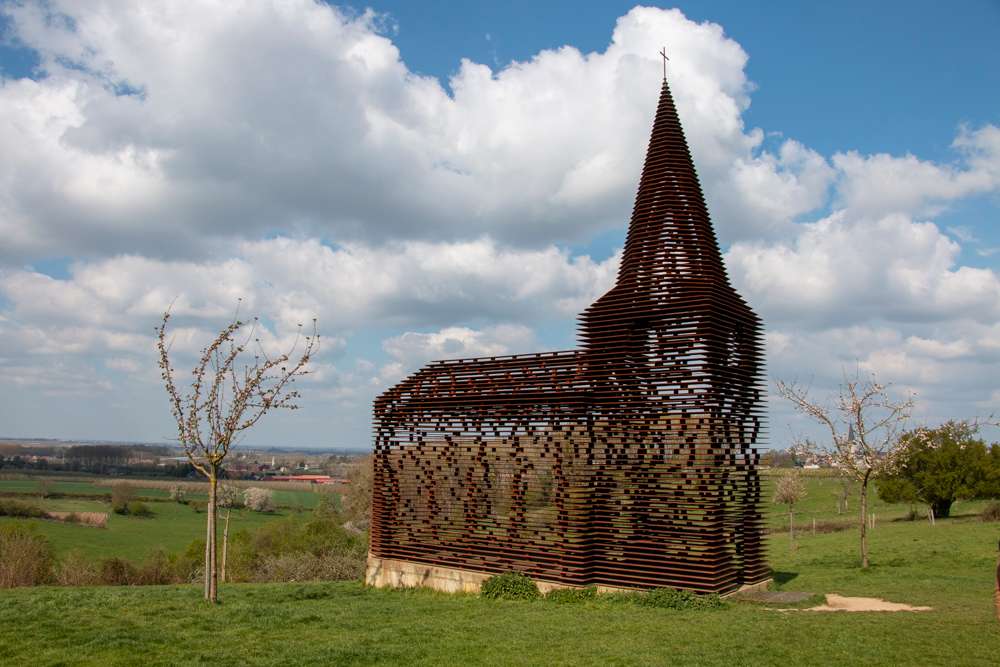 De oranje wandeling Borgloon, rijk aan bloesems en kunst- GunDisCover