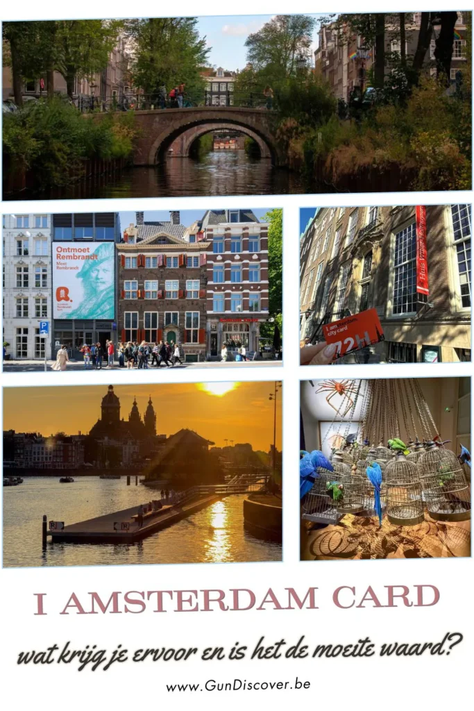 I Amsterdam card