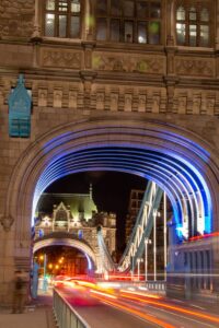 Tower bridge by night