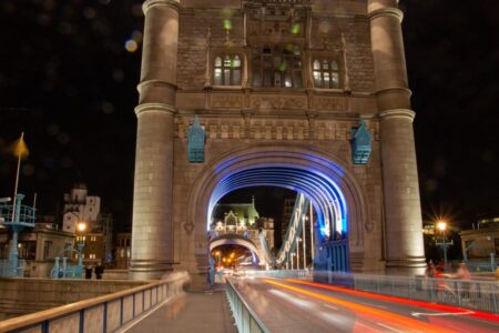 Tower Bridge Londen by night