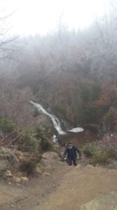Waterval van de Bayehon.